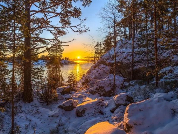 Зима карелия