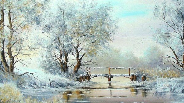 Зима художников