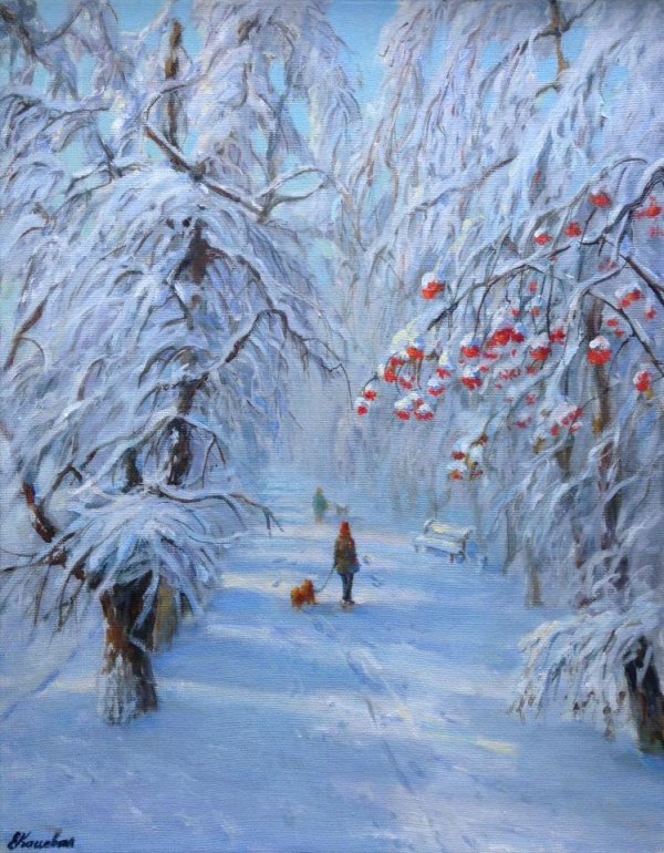 Зима художников