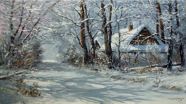 Зима художников