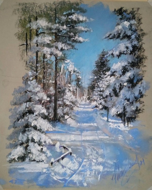 Зима художников