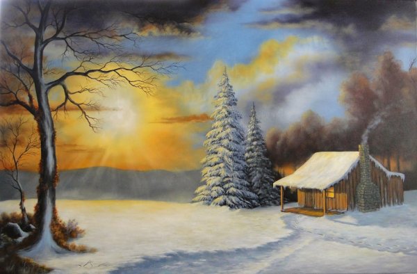 Зима художников
