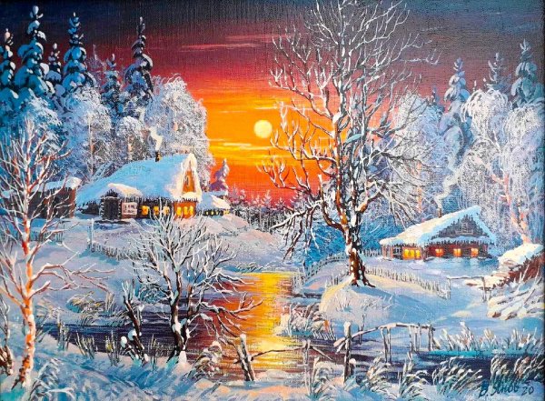 Зима художников