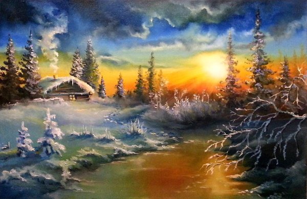 Зима художников