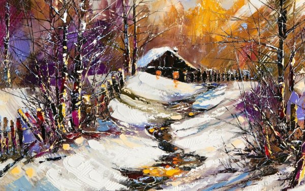 Зима художников