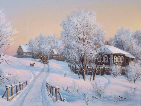 Зима художников