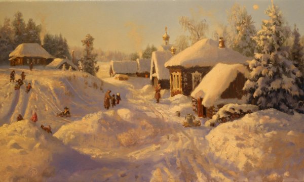 Зима художников