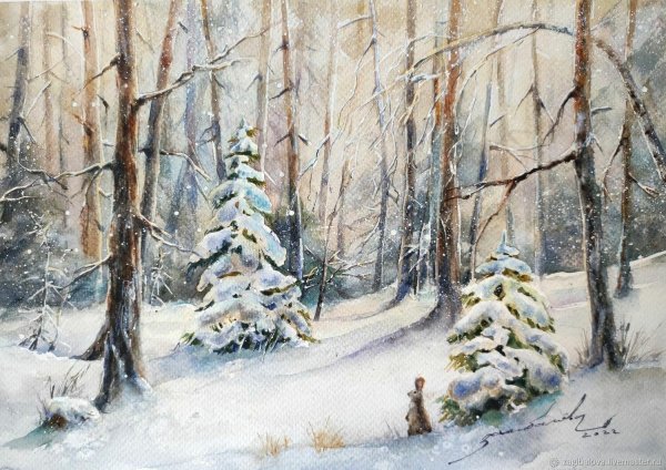 Зима художников