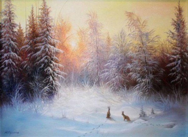 Зима художников