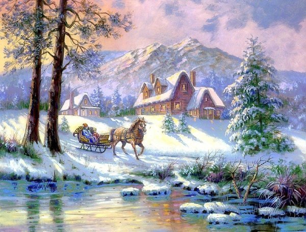 Зима художников