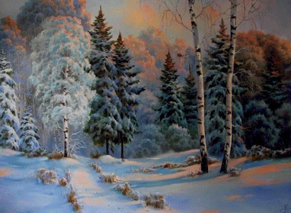 Зима художников