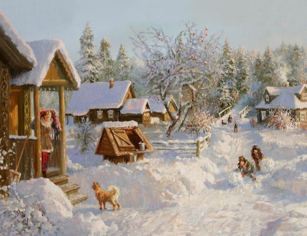 Зима художников