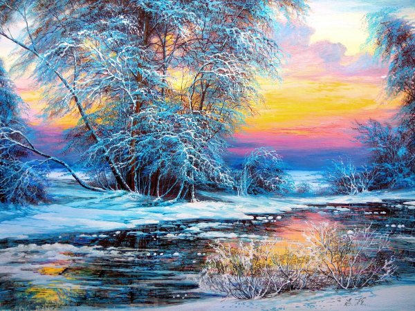 Зима художников