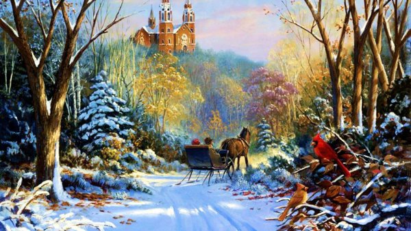 Зима художников