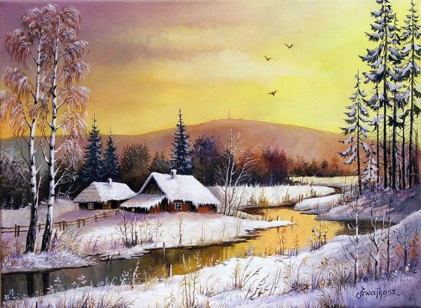 Зима художников