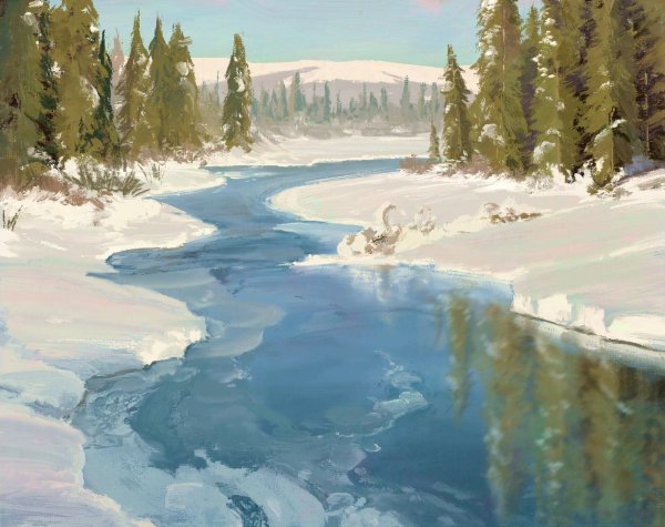 Зима художников