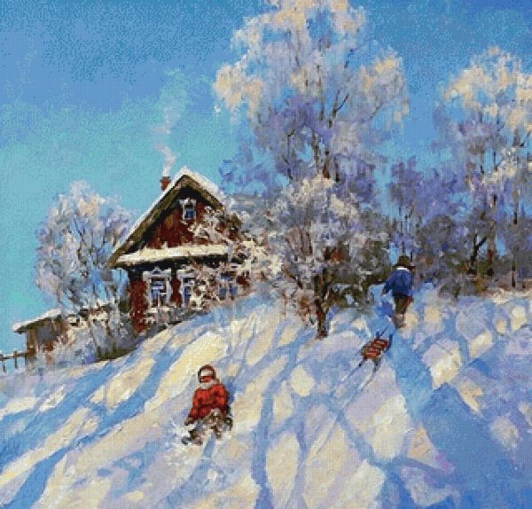 Зима художников