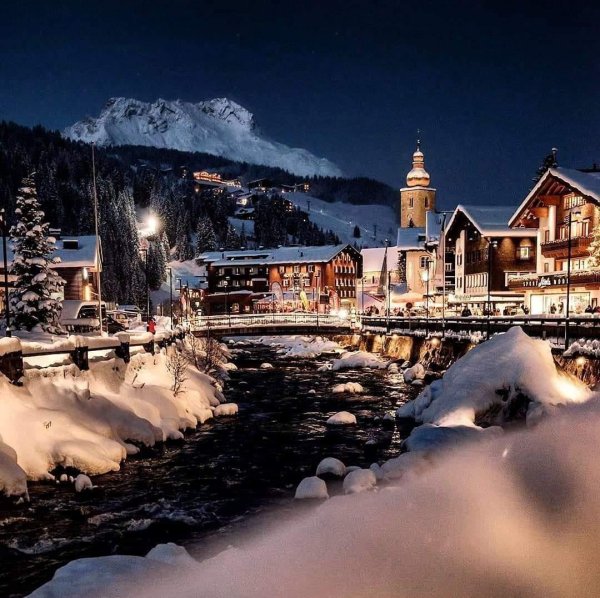 Швейцария зима