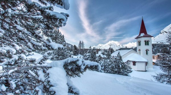 Швейцария зима