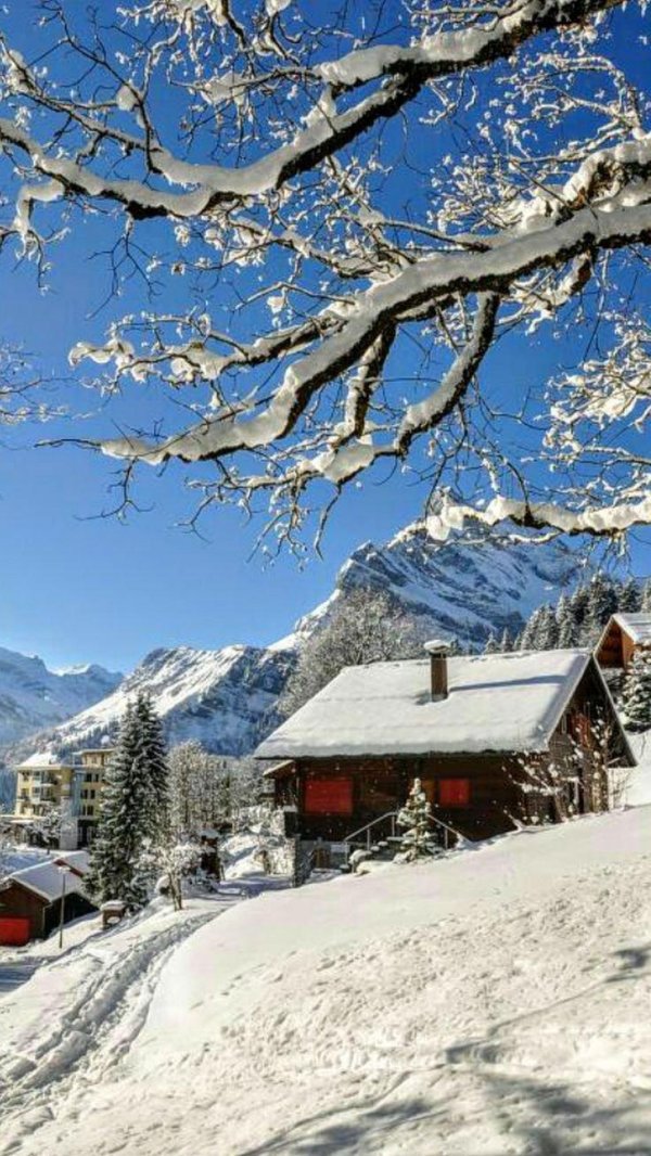 Швейцария зима