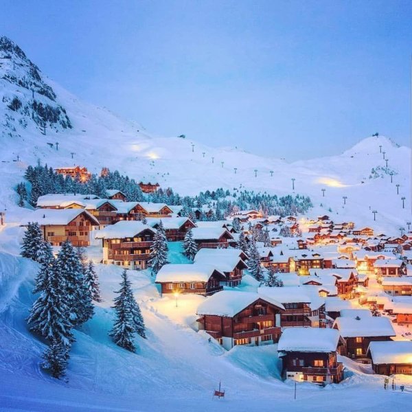 Швейцария зима