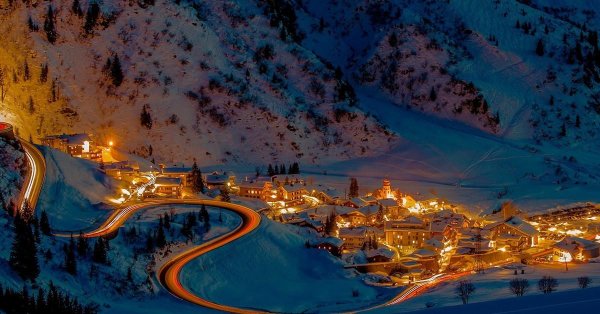 Швейцария зима