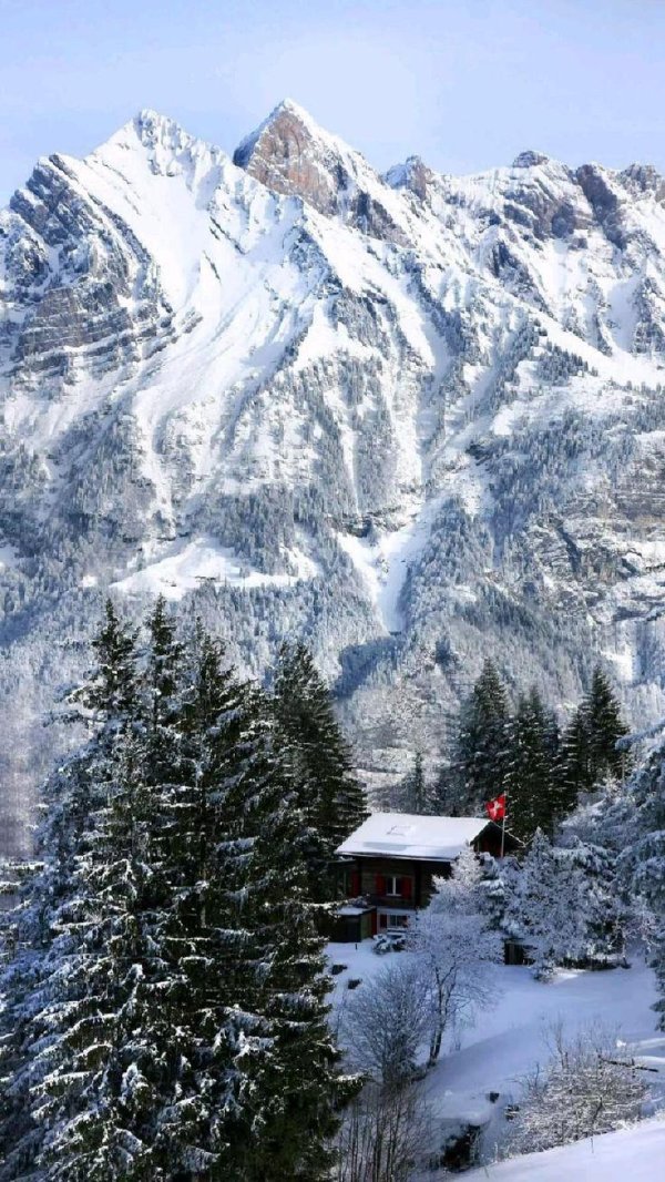 Швейцария зима