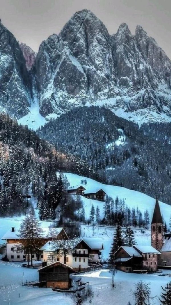 Швейцария зима