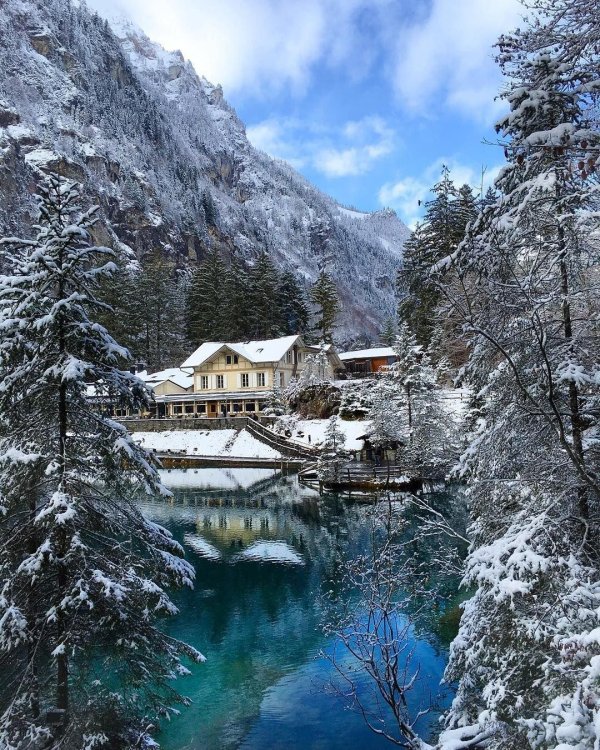 Швейцария зима