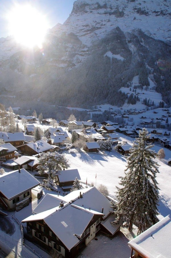 Швейцария зима