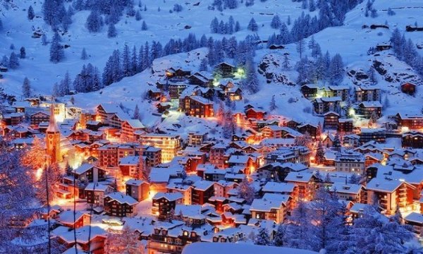 Швейцария зима