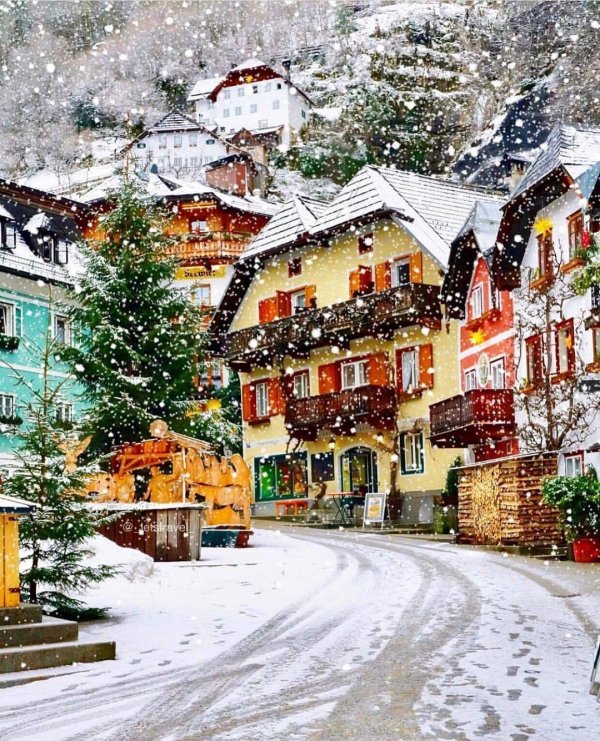 Швейцария зима