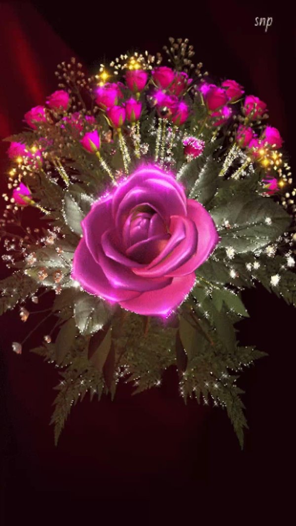 мерцающие букеты