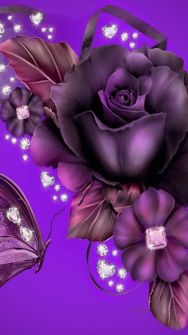 фиолетовые цветки