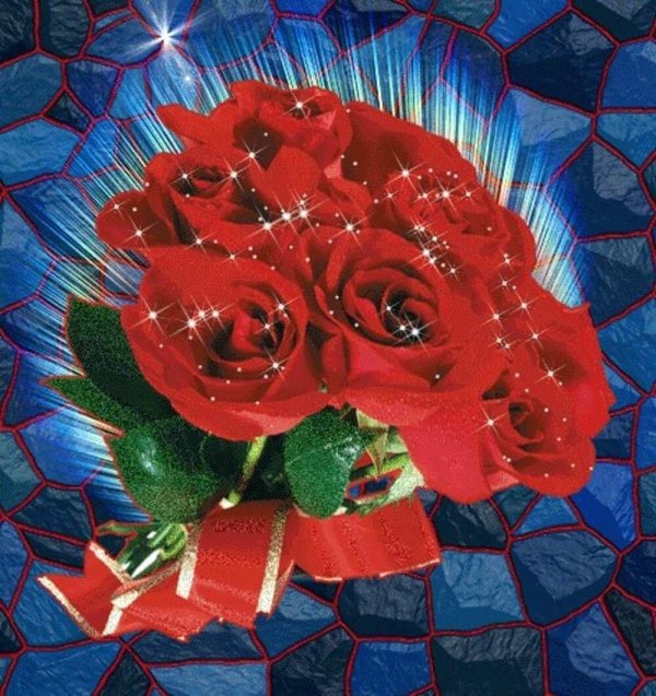 анимированные букеты