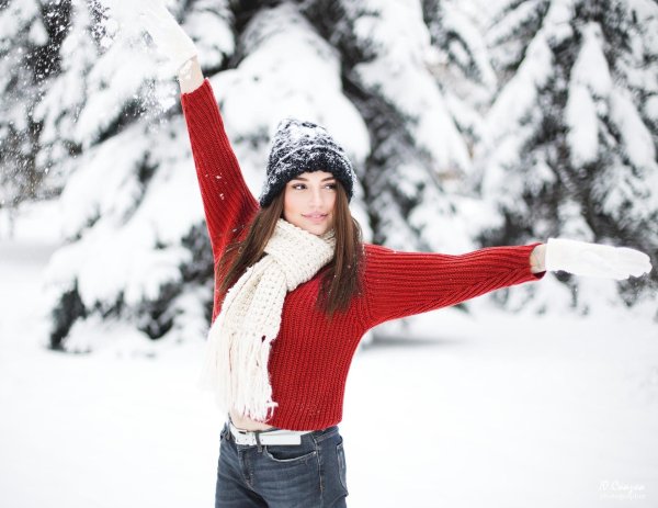 Для девушек зима