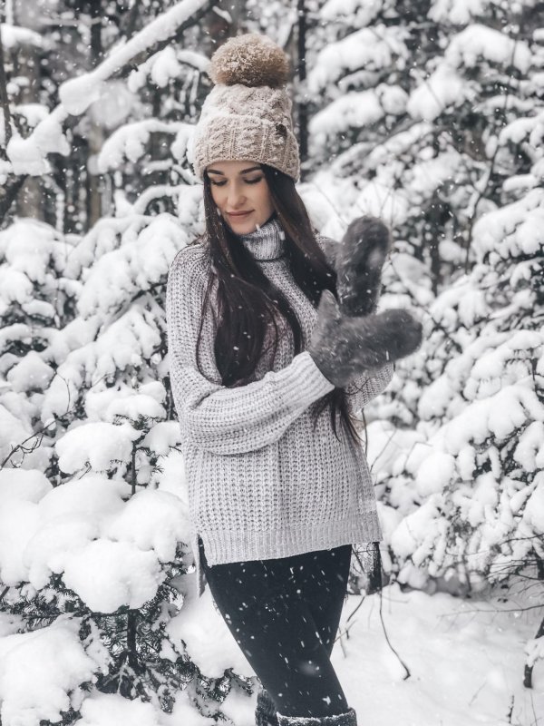 Для девушек зима