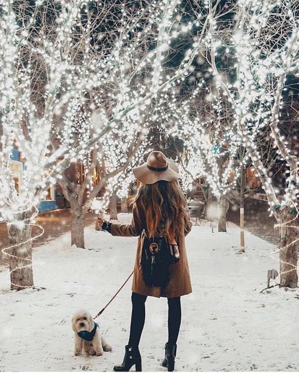 Для девушек зима