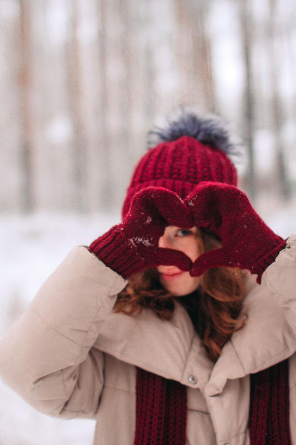 Для девушек зима