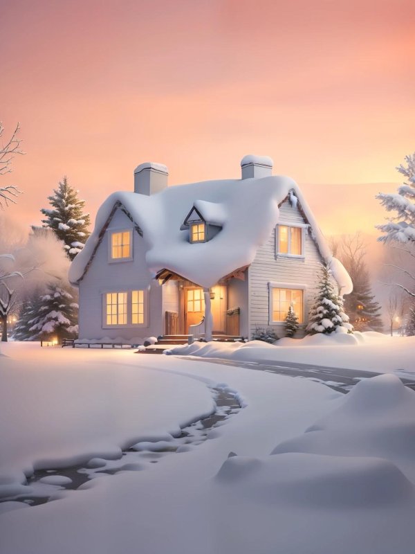Дом и зима