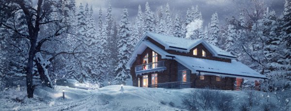 Дом и зима