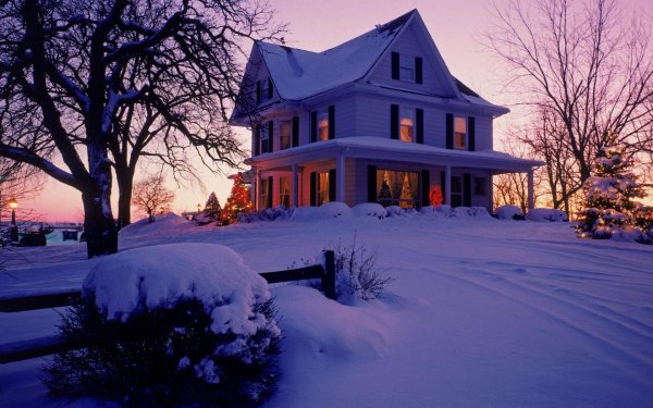 Дом и зима