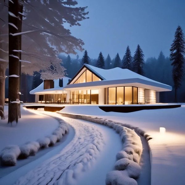 Дом и зима