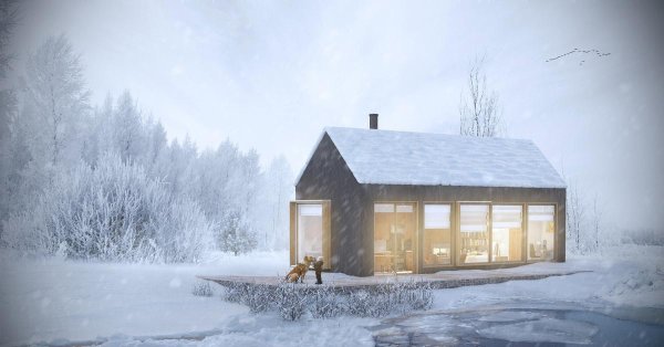 Дом и зима