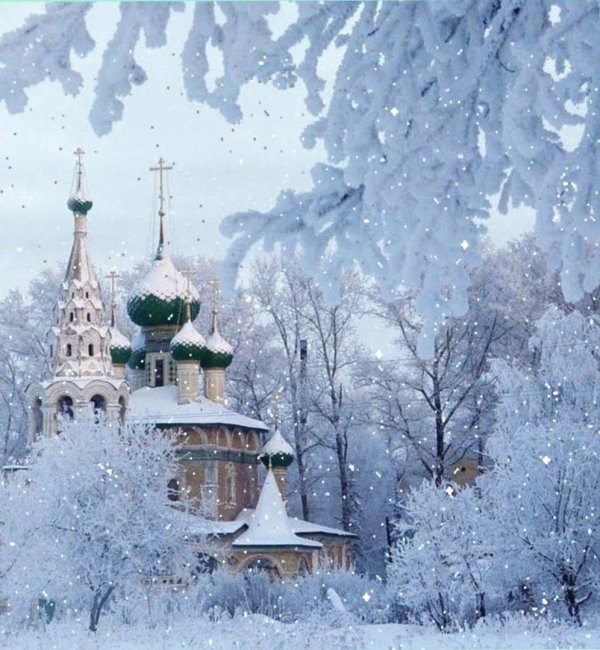 Зима и храм