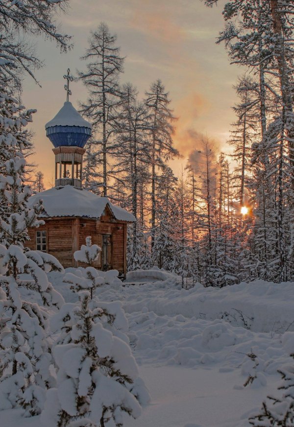 Зима и храм