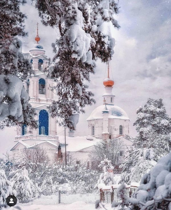 Зима и храм