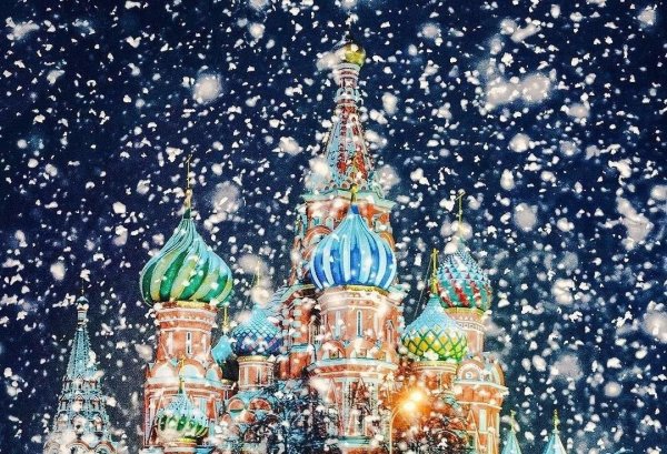 Зима и храм