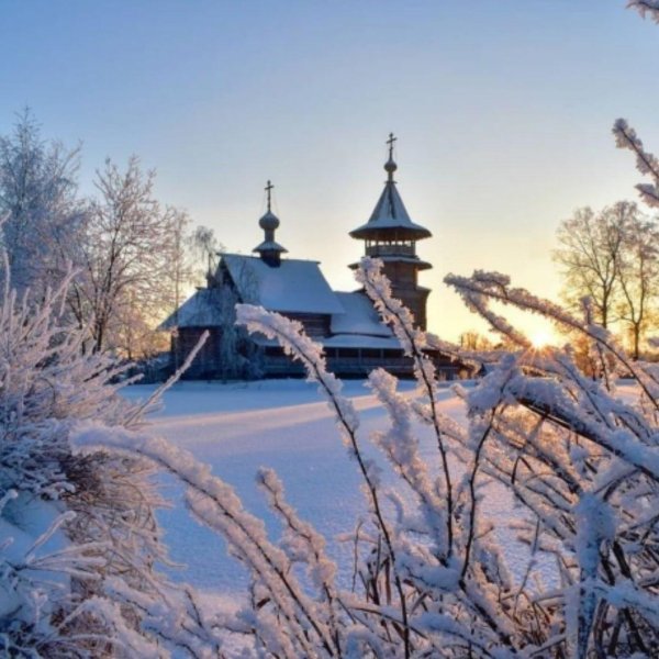 Зима и храм