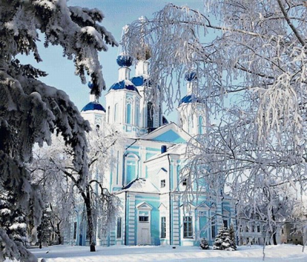Зима и храм
